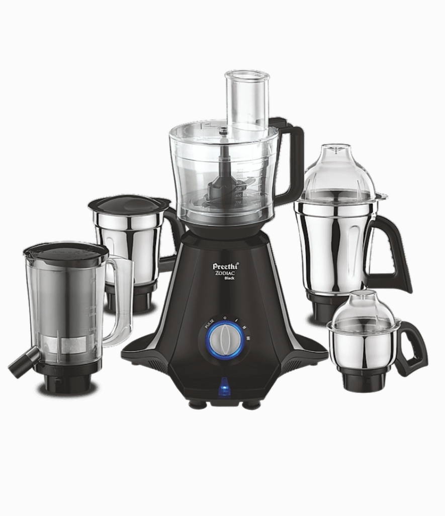 MG 1 All in One Mixer Grinder For Kitchen with 4 Jars LED Indicators (  Black )